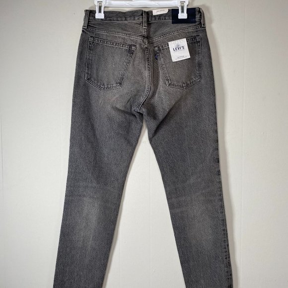 Levi's Made Crafted Twig High Rise Slim Denim Jeans Women's 29 Gray NWT - Picture 2 of 16